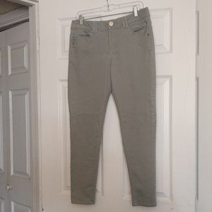 Democracy Ab Technology Gray Mid Rise Denim Jeans